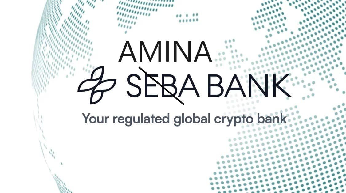 SEBA Bank змінює бренд на AMINA Bank, прагне до глобальної експансії